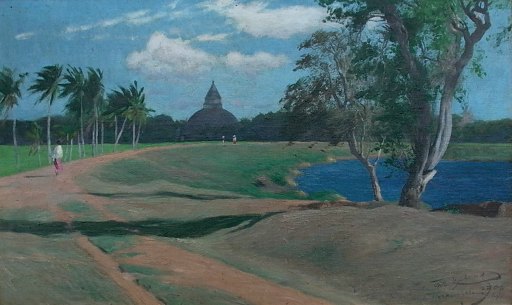 Die Strae nach Colombo, eigentlich nach Tissamarahama mit dem 2000 Jahre alten Tempel