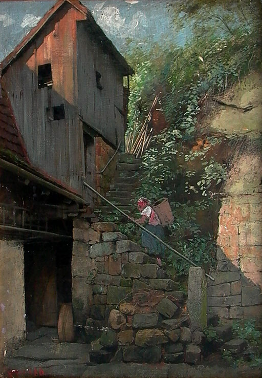 Meine Wohnsttte in Wehlen v. Aug. - Oktober 1886