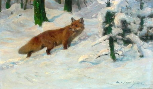 Fuchs im Schnee